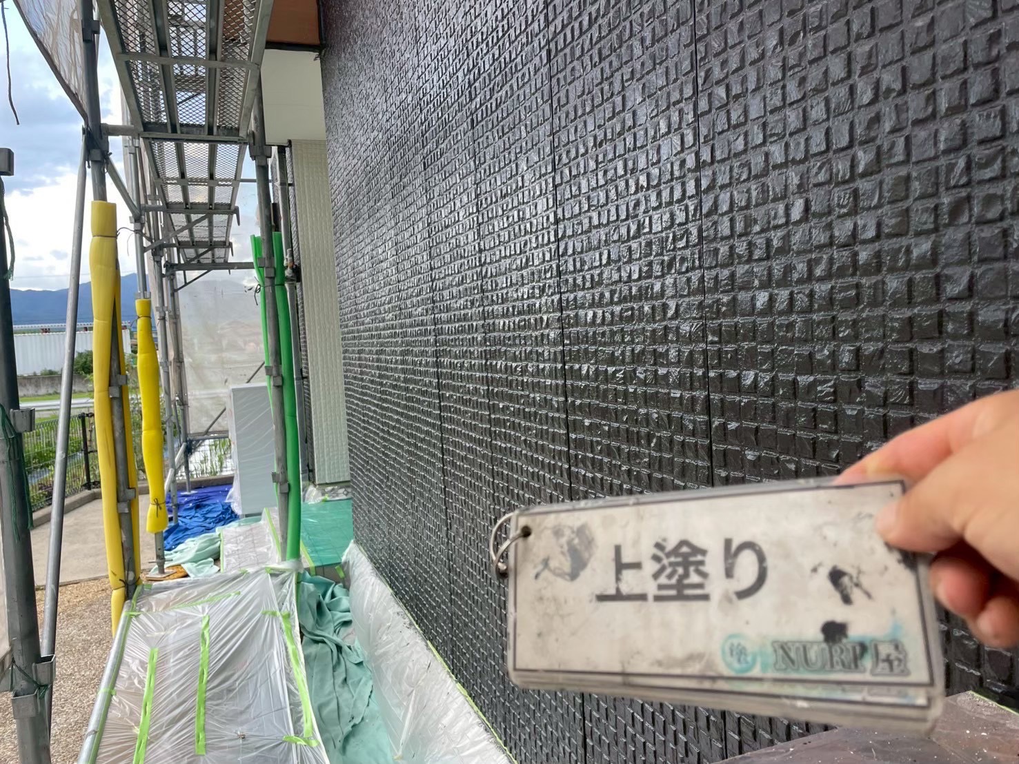 山川町S様邸　上塗り
